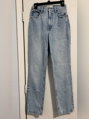 Abercrombie & Fitch Light Blue Straight Leg Jeans